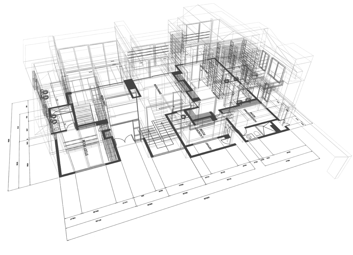 Схема здания