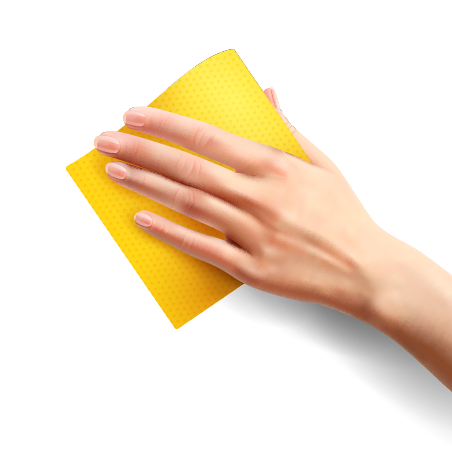 фото: рука с гранулами