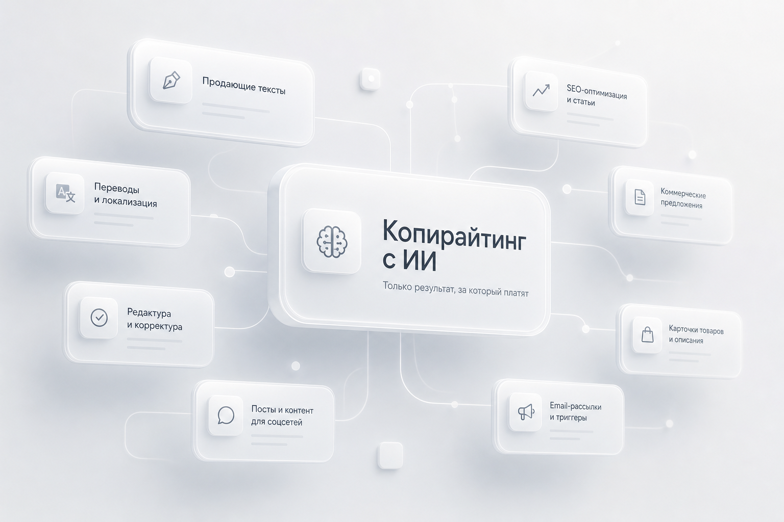 Интерфейс ChatGPT с написанием текстов