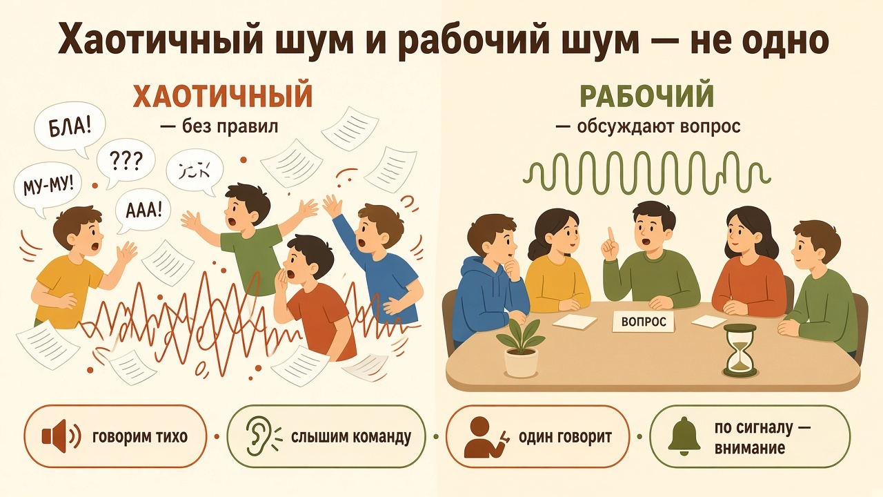 Хаотичный шум и рабочий шум — в чём разница