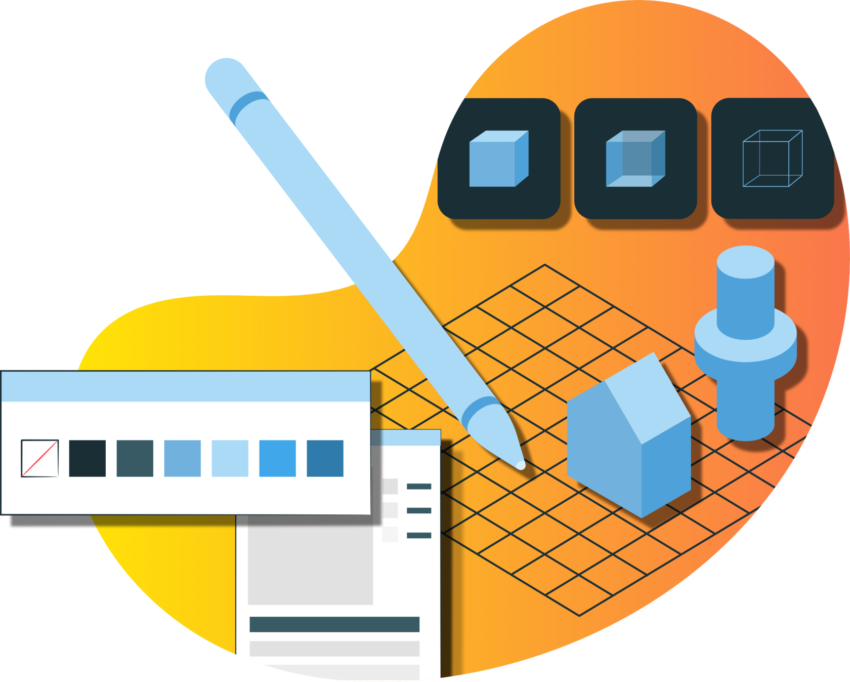 Волшебный творческих процесс создания объемных поделок 3D ручкой для детей от 6лет