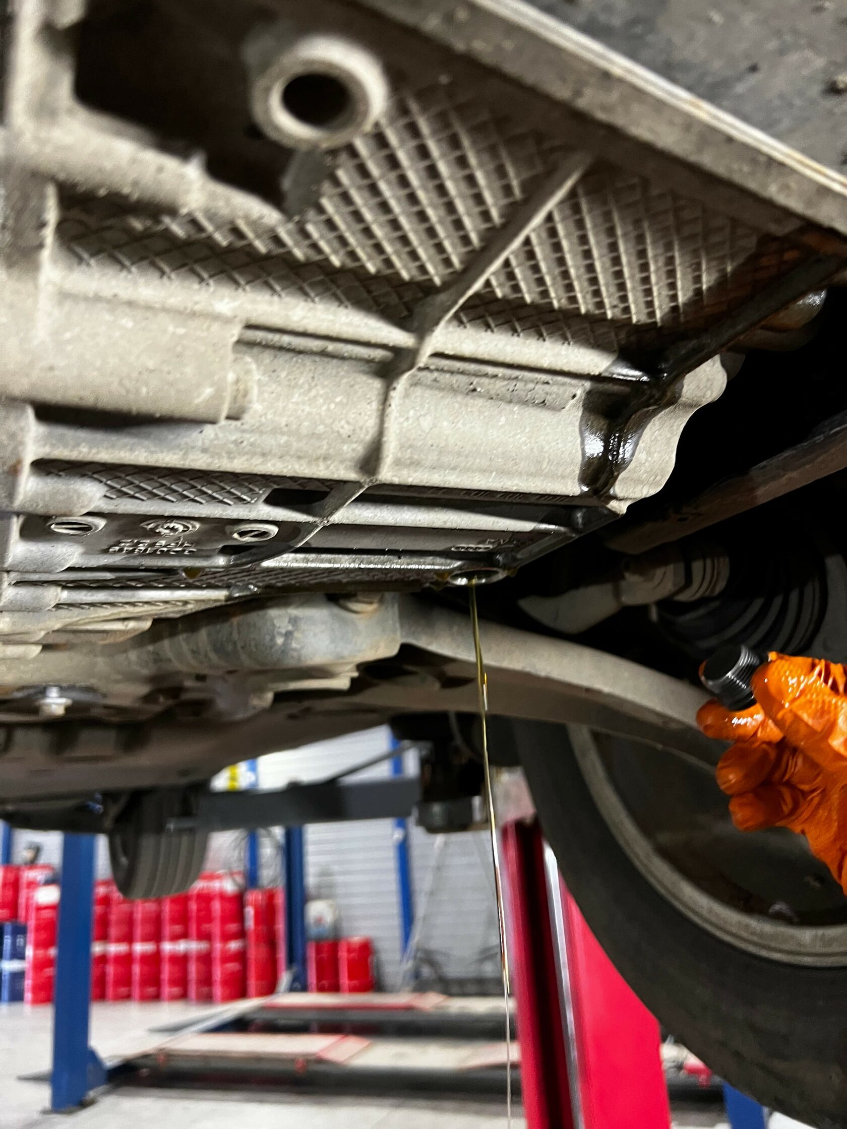 Корректировка уровня масла DSG DQ500