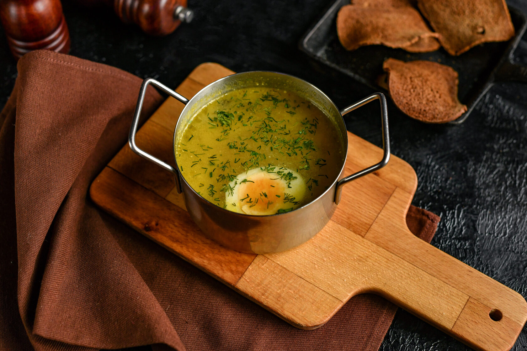 Куриный суп с орзо