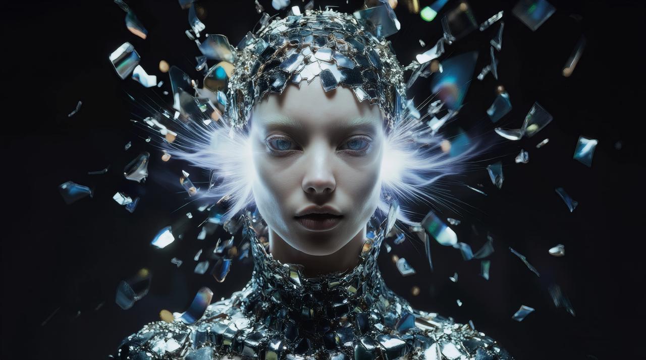 Лев Бахарев - _Жар-птица_, 2025, AI видео-арт (мастерская Стеллы Лабужской)