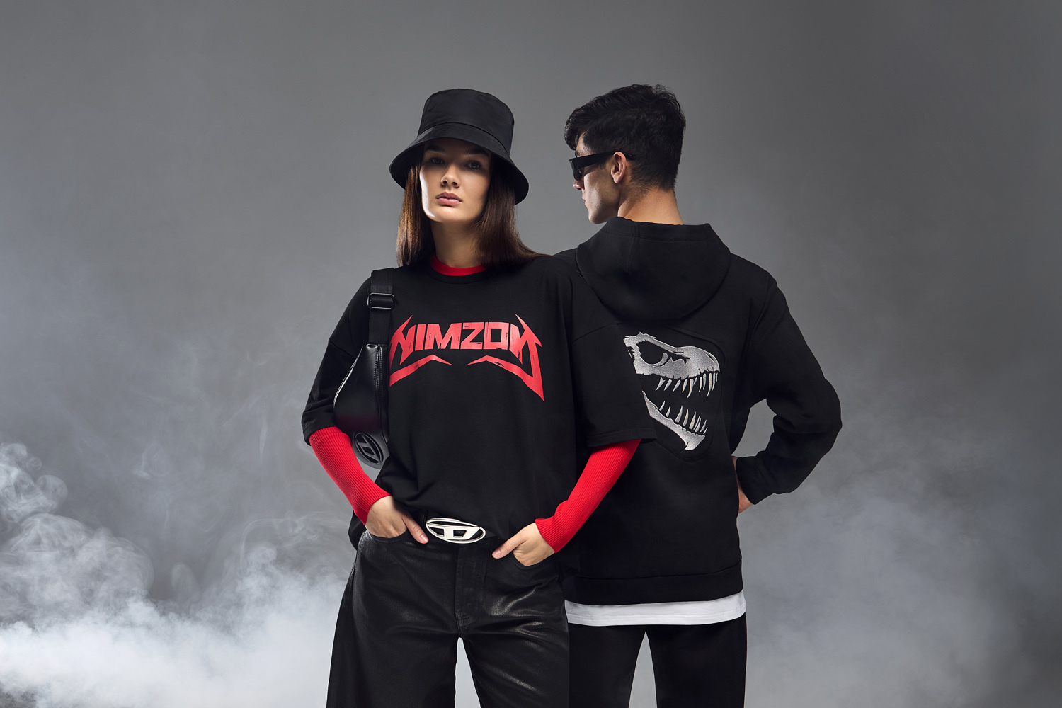 креативная съемка с дым машиной