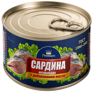 консервы сардина в масле ГОСТ