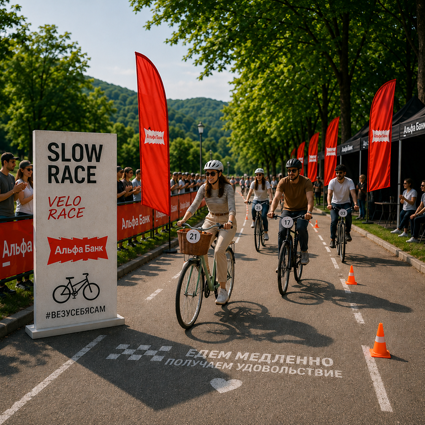 Slow Race — гонка на самую медленную езду
