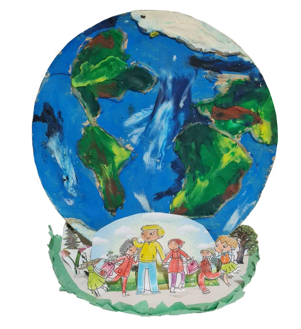 Teymur - Діти світу обирають мир! - вироб для конкурсу дитячої творчості в Баку - Азербайджан