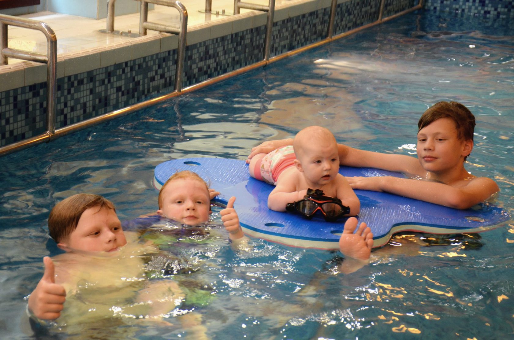 детское плавание обучение 