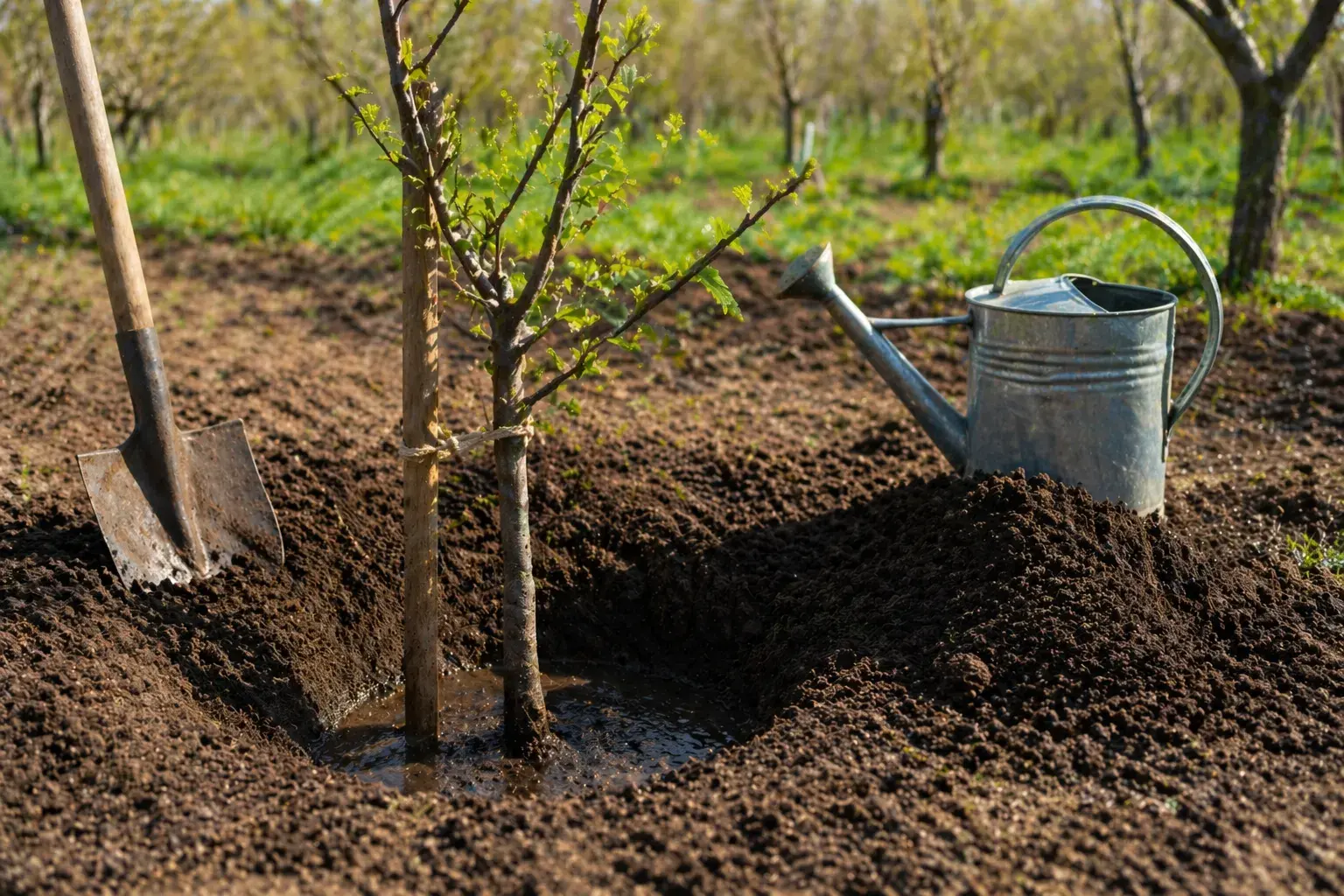 Посадка сливы весной