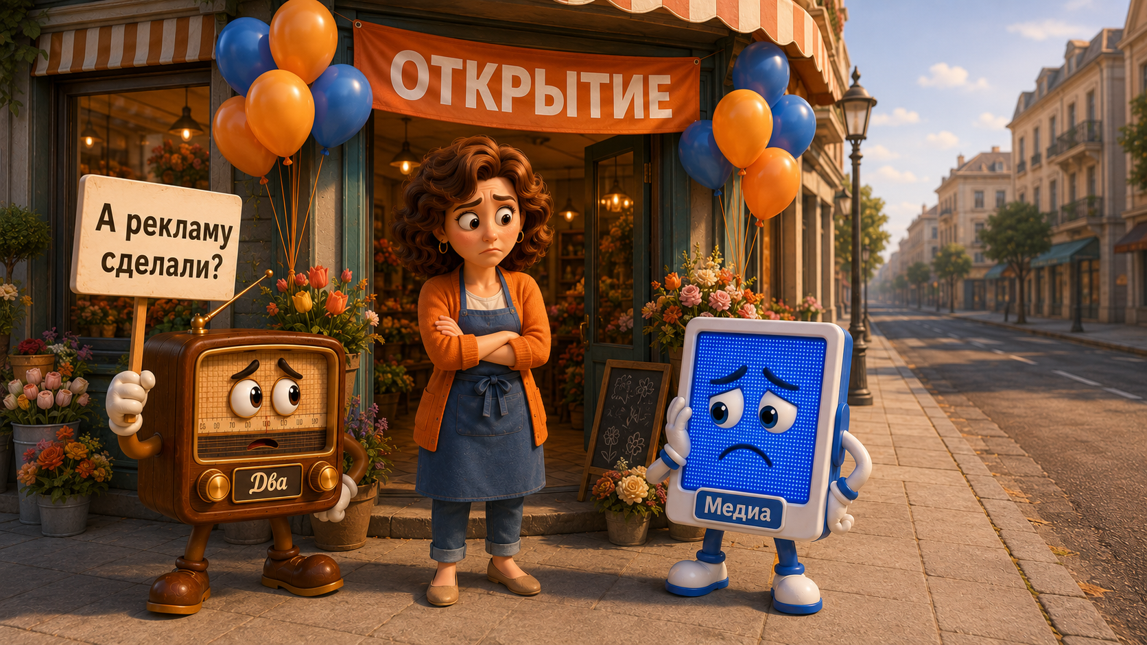 Ошибка при открытии магазина — забыли про рекламу в Новомосковске | ДваМедиа