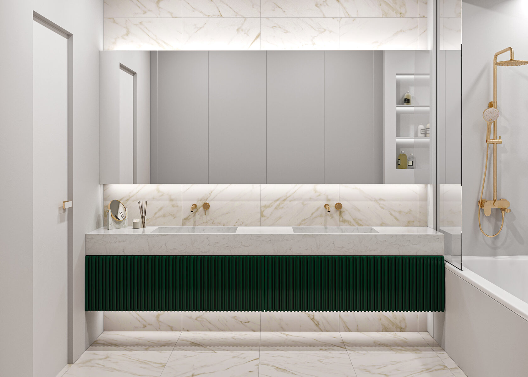Дизайн ванной комнаты 2019: 35 фото интерьеров