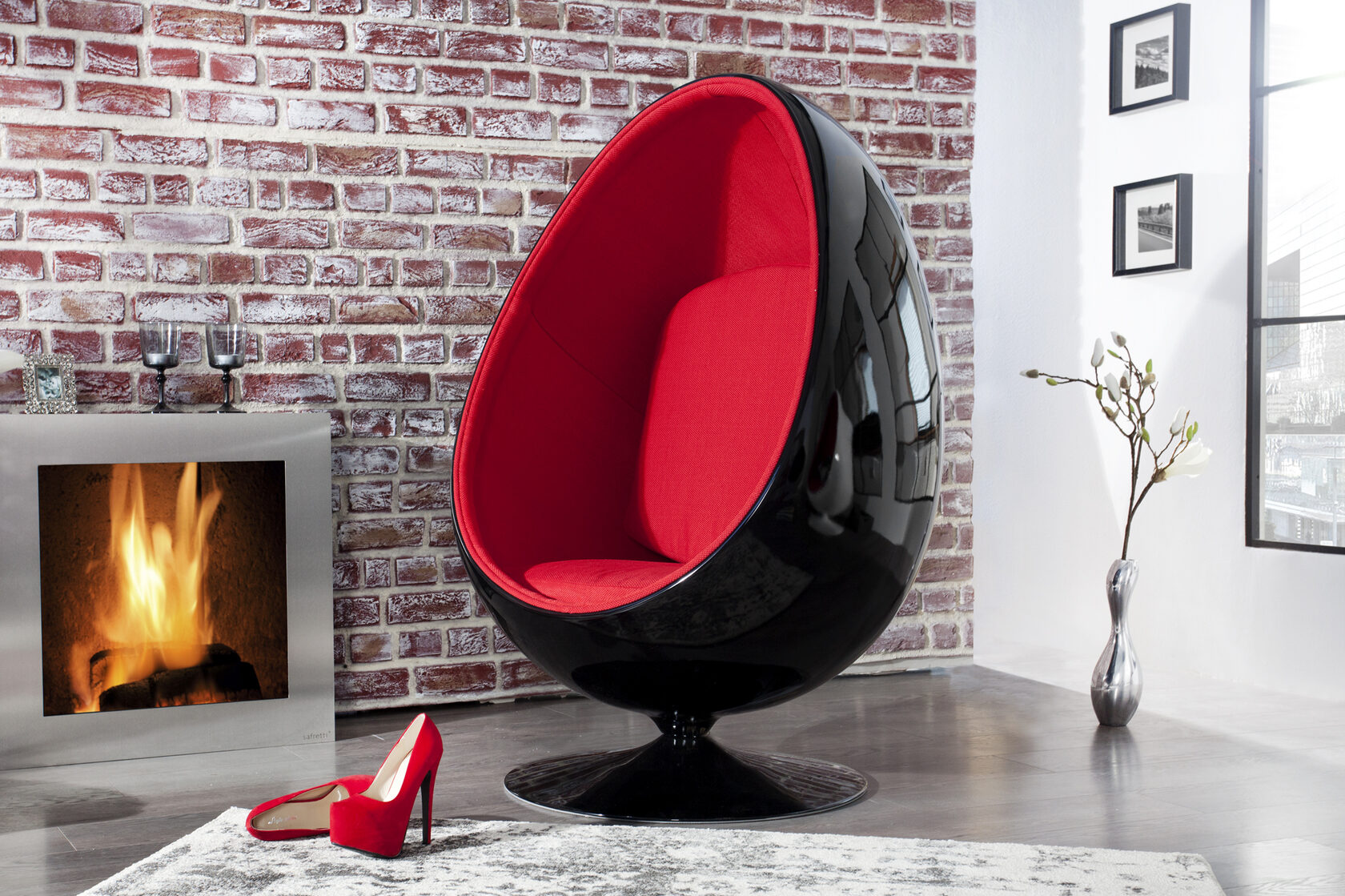 Кресло Bradex Egg Chair черное
