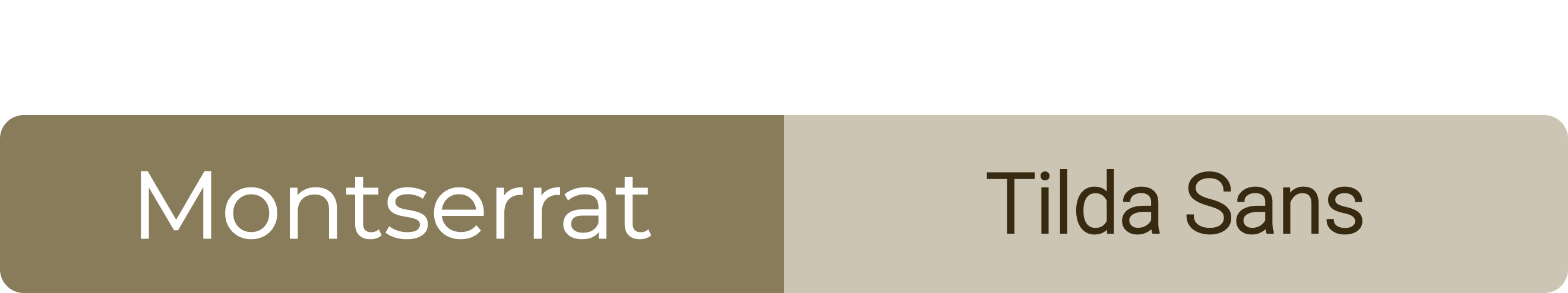 Шрифты Montserrat и Tilda Sans — чёткий, современный и легко читаемый текст.