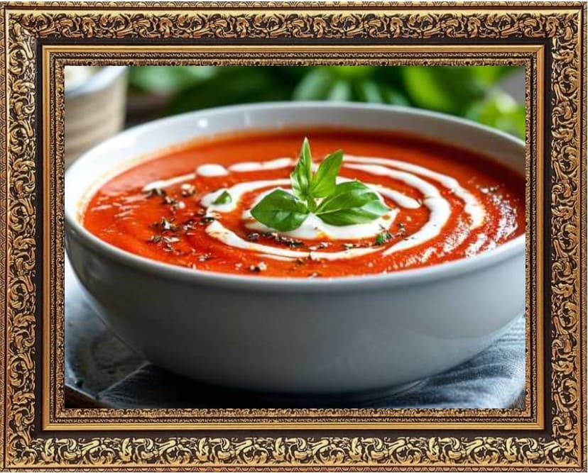 томатный крем суп со сливками