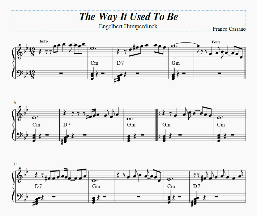 The Way It Used To Be