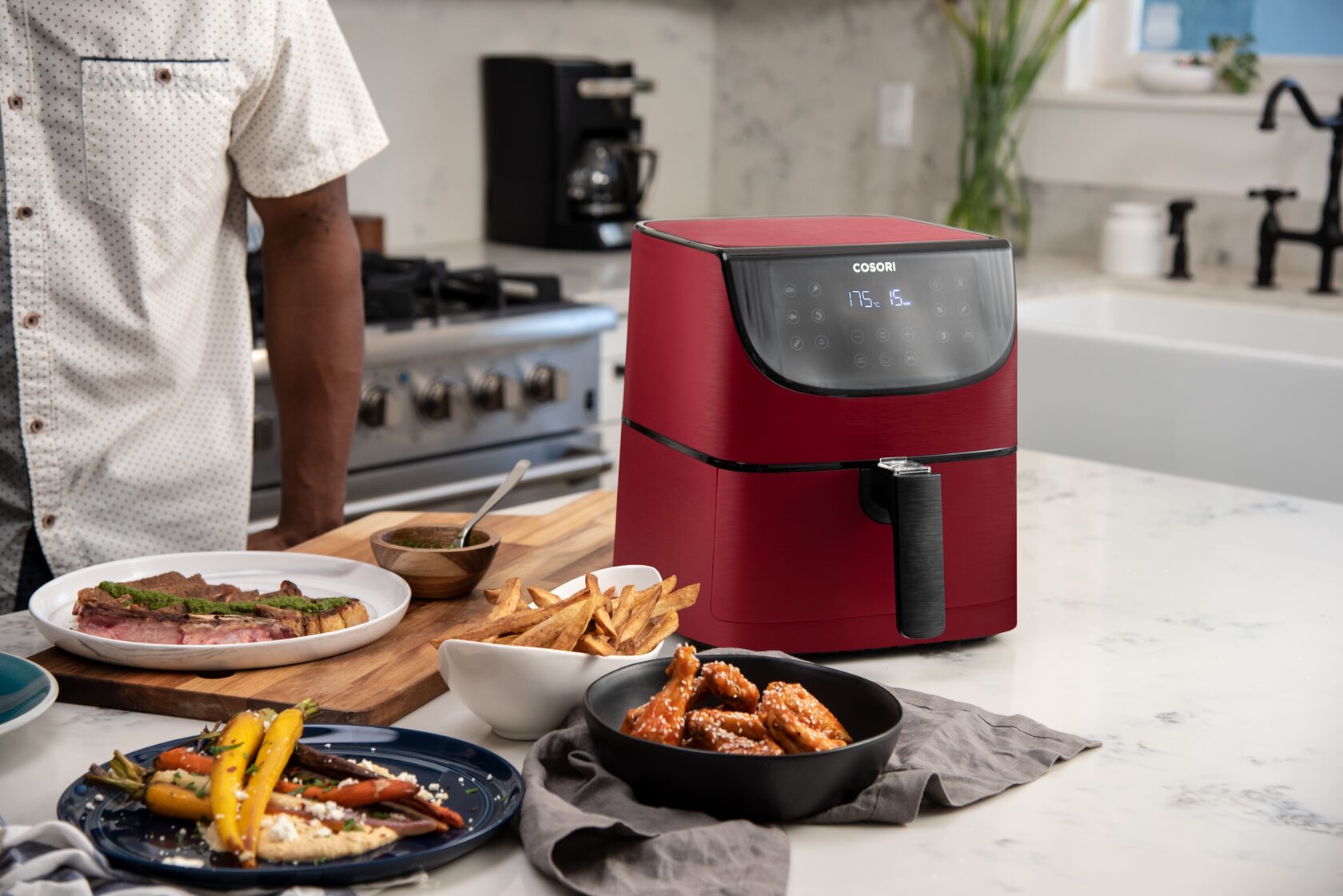 Cosori Air Fryer CP158-AF 5,5л Red — купить с бесплатной доставкой