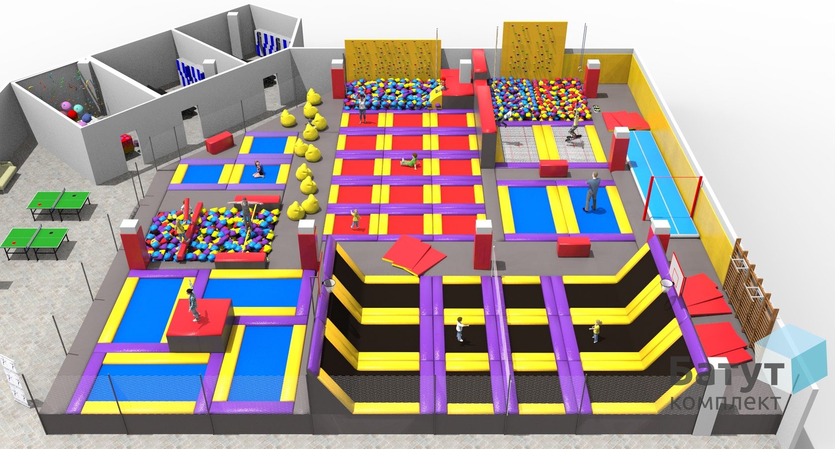 Батутный центр проект