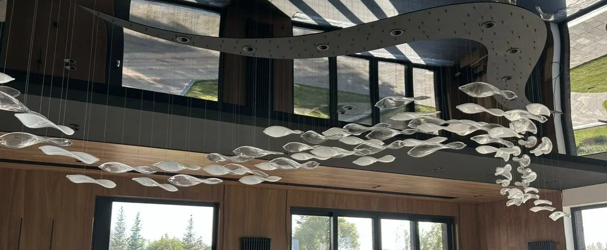 Художественные световые инсталляции GLASSBURG на заказ в СПб