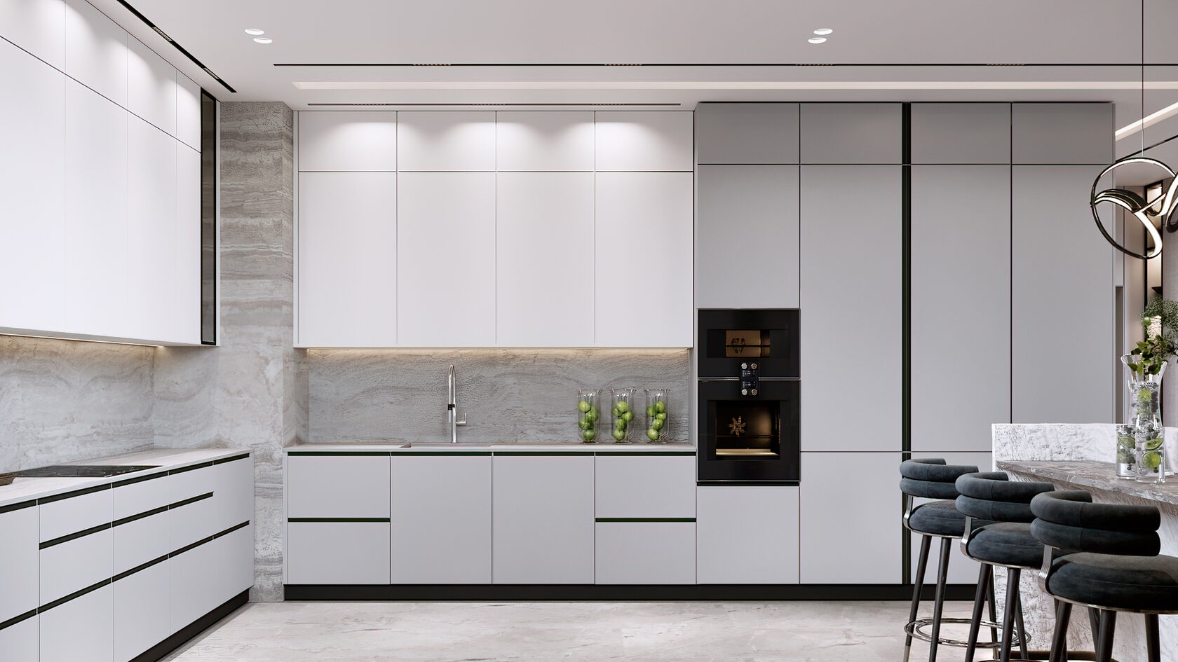 Дизайн интерьера кухни в современном стиле