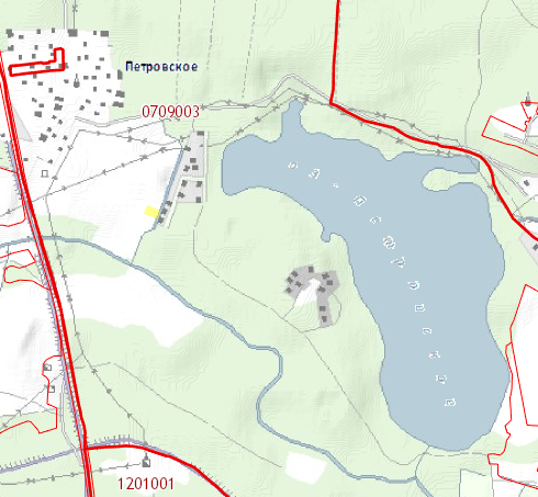 Приозерский район петровское карта
