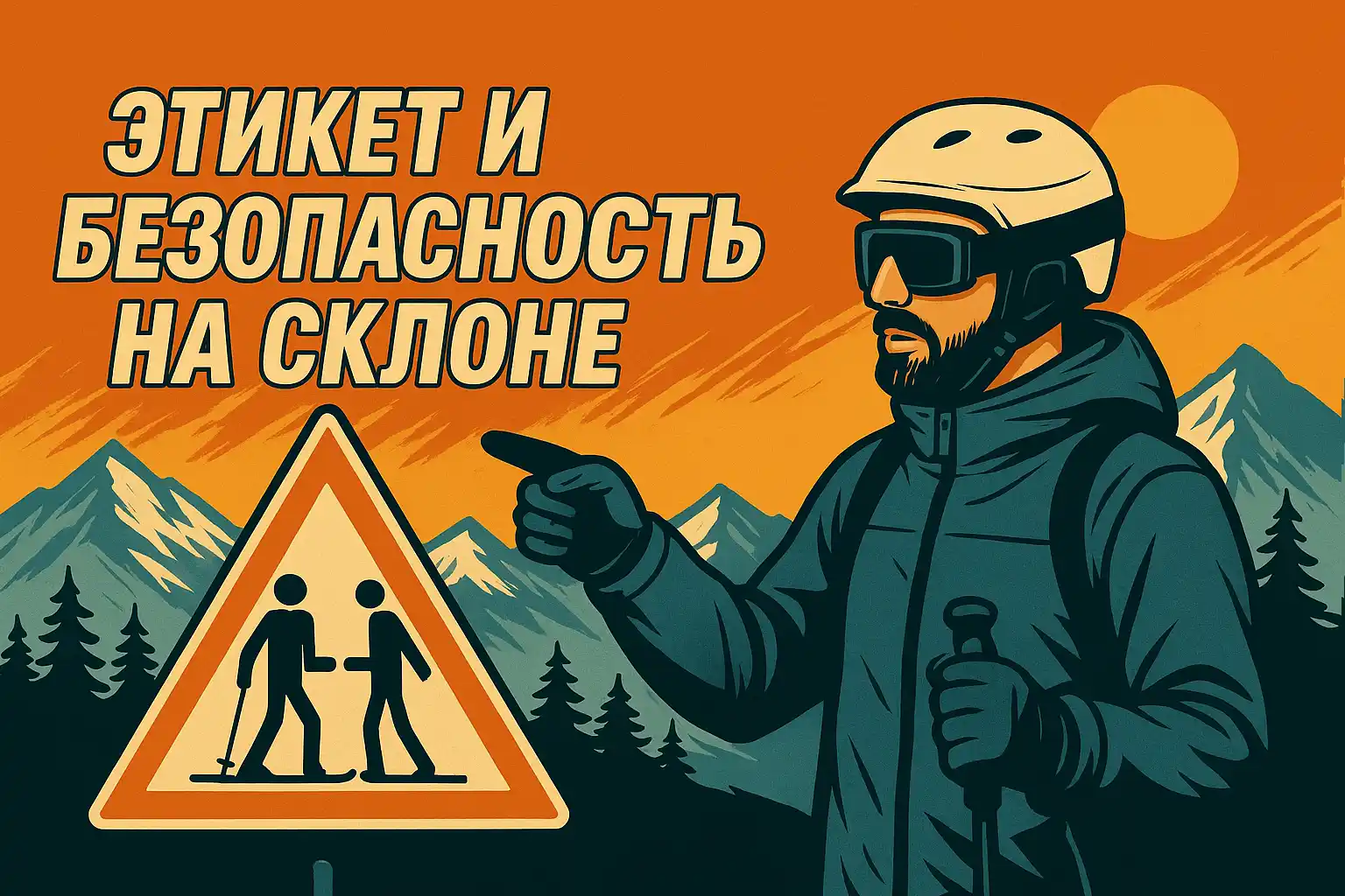 Этикет и безопасность на горнолыжных трассах Красной Поляны — памятка для новичков