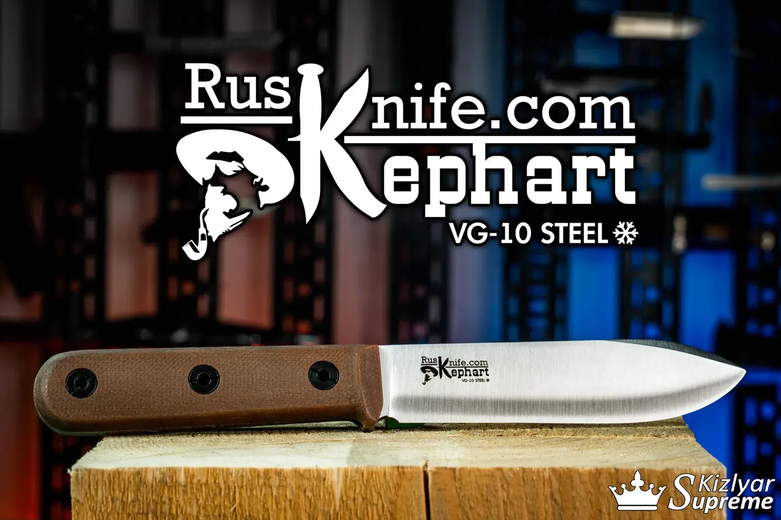 Kizlyar Supreme Kephart VG-10 Cryo outdoor fixed-blade knife