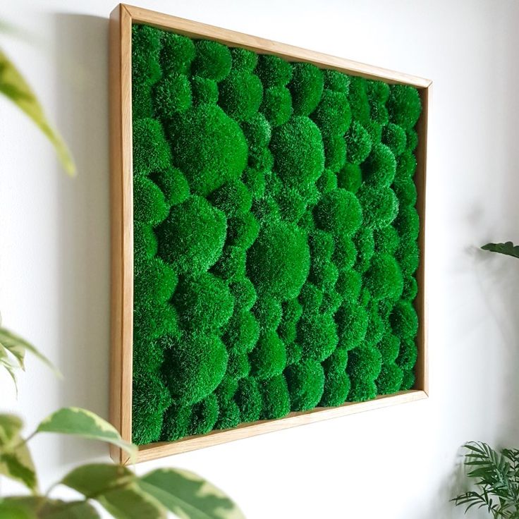 панно из стабилизированного мха