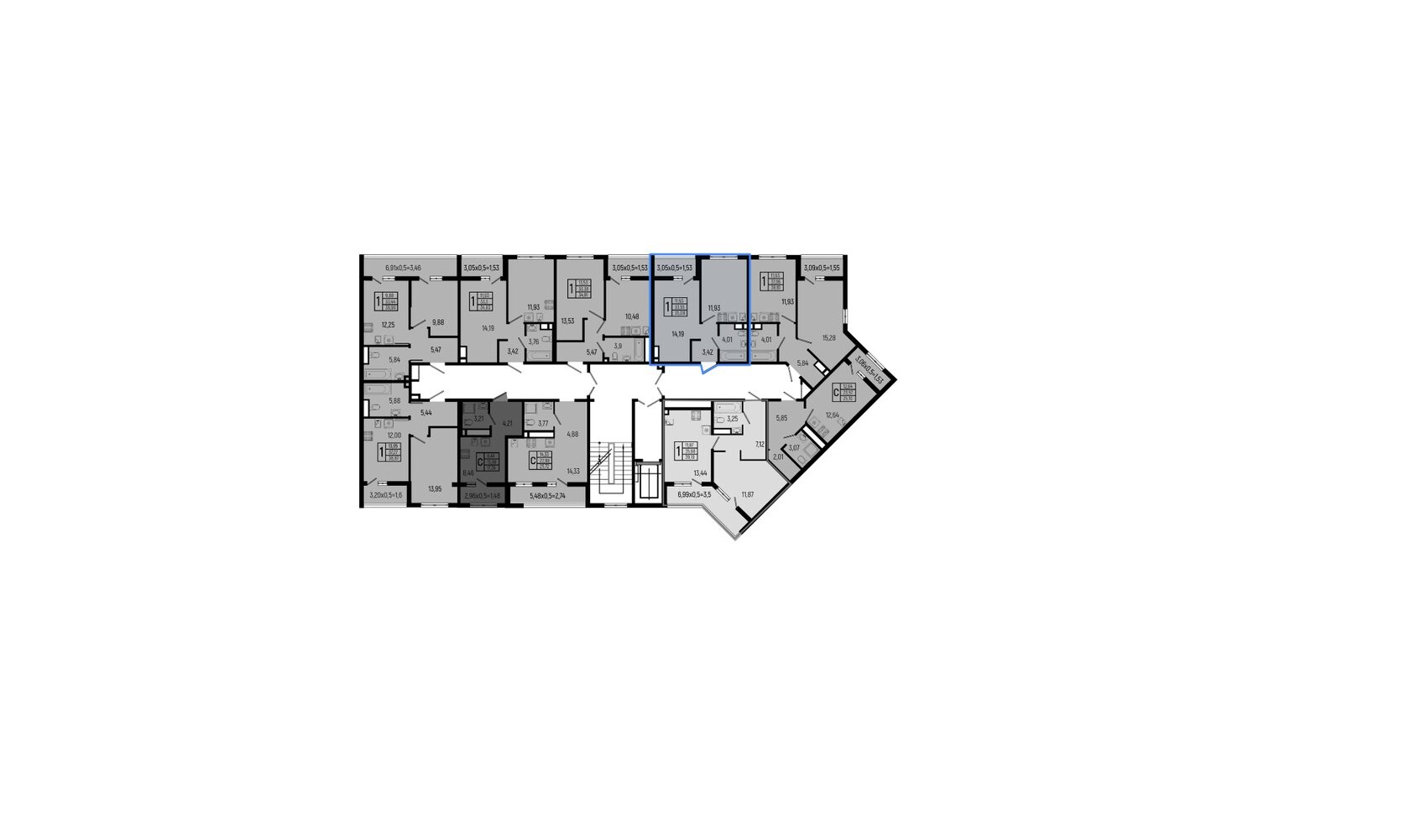 планировки в Ботаника Хилс