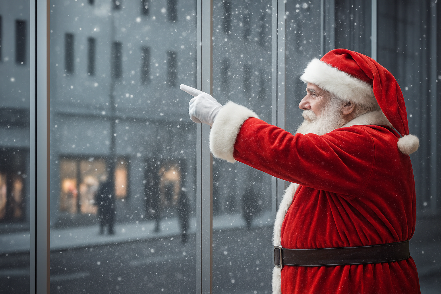 Профессиональная мойка витрин зимой Moldova