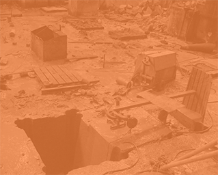 Демонтаж фундамента