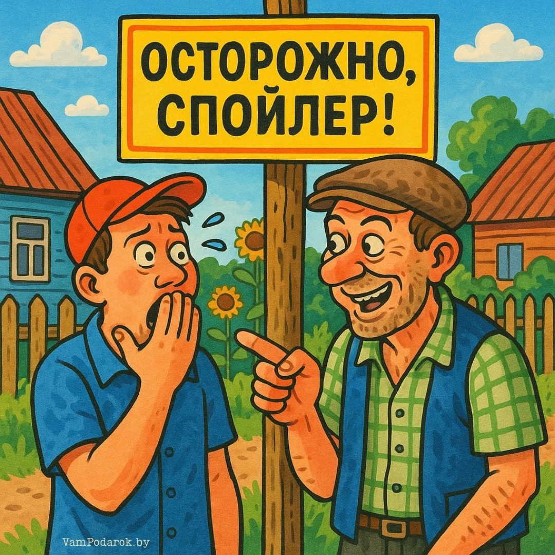 Международный день спойлеров – открытка