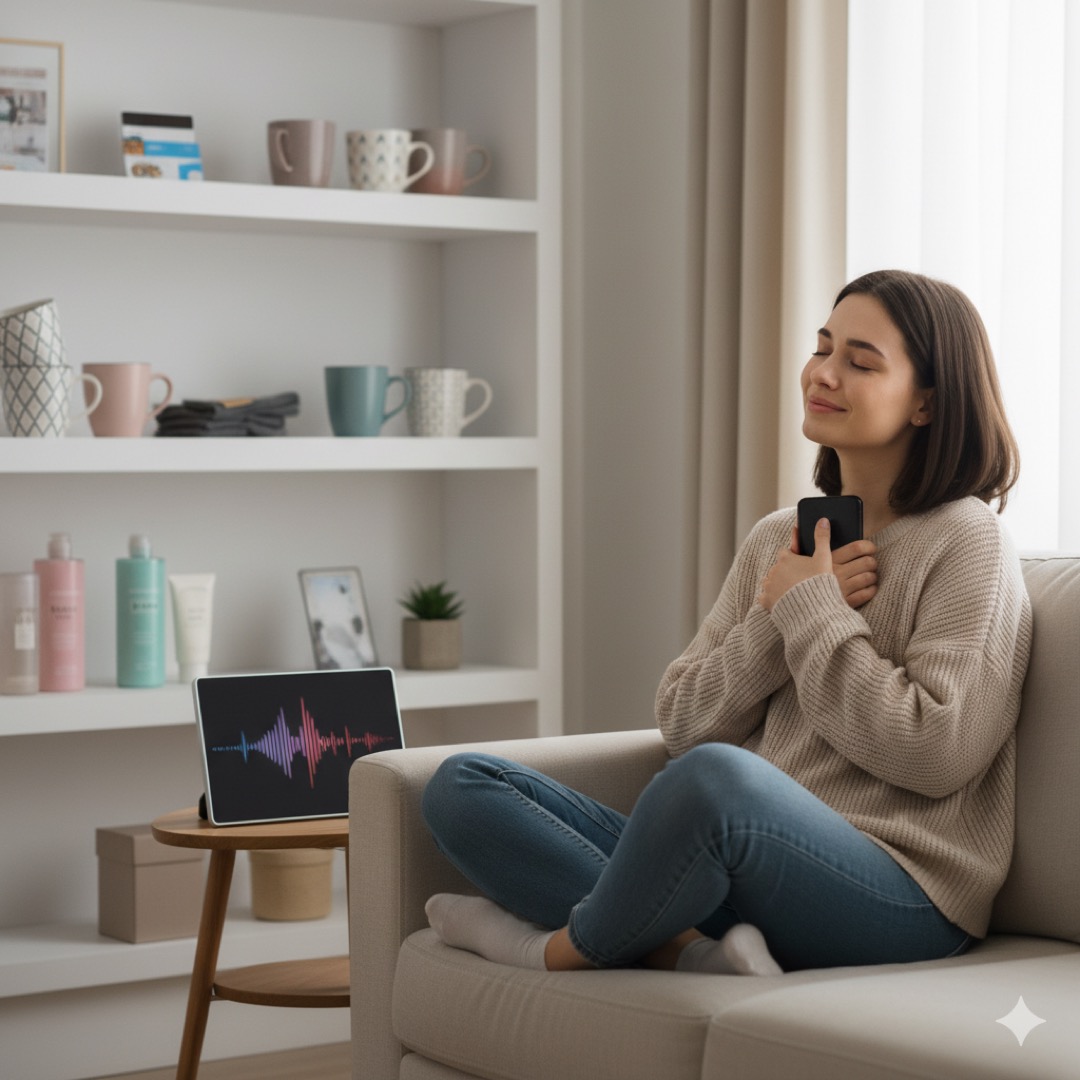 девушка с телефоном и планшетом