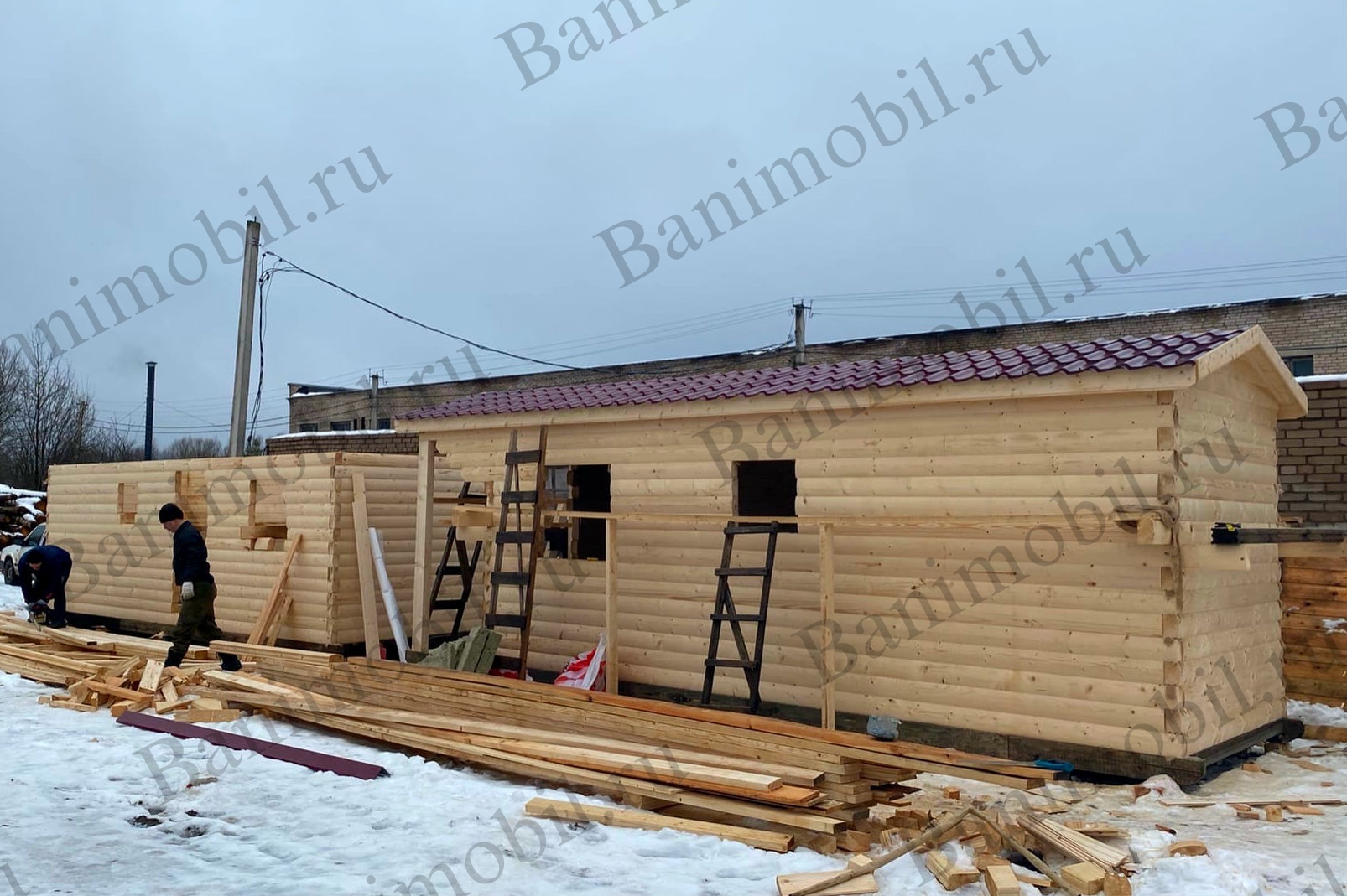 Купить готовую баню мобильную под ключ в Москве. Цены и проекты бань ...