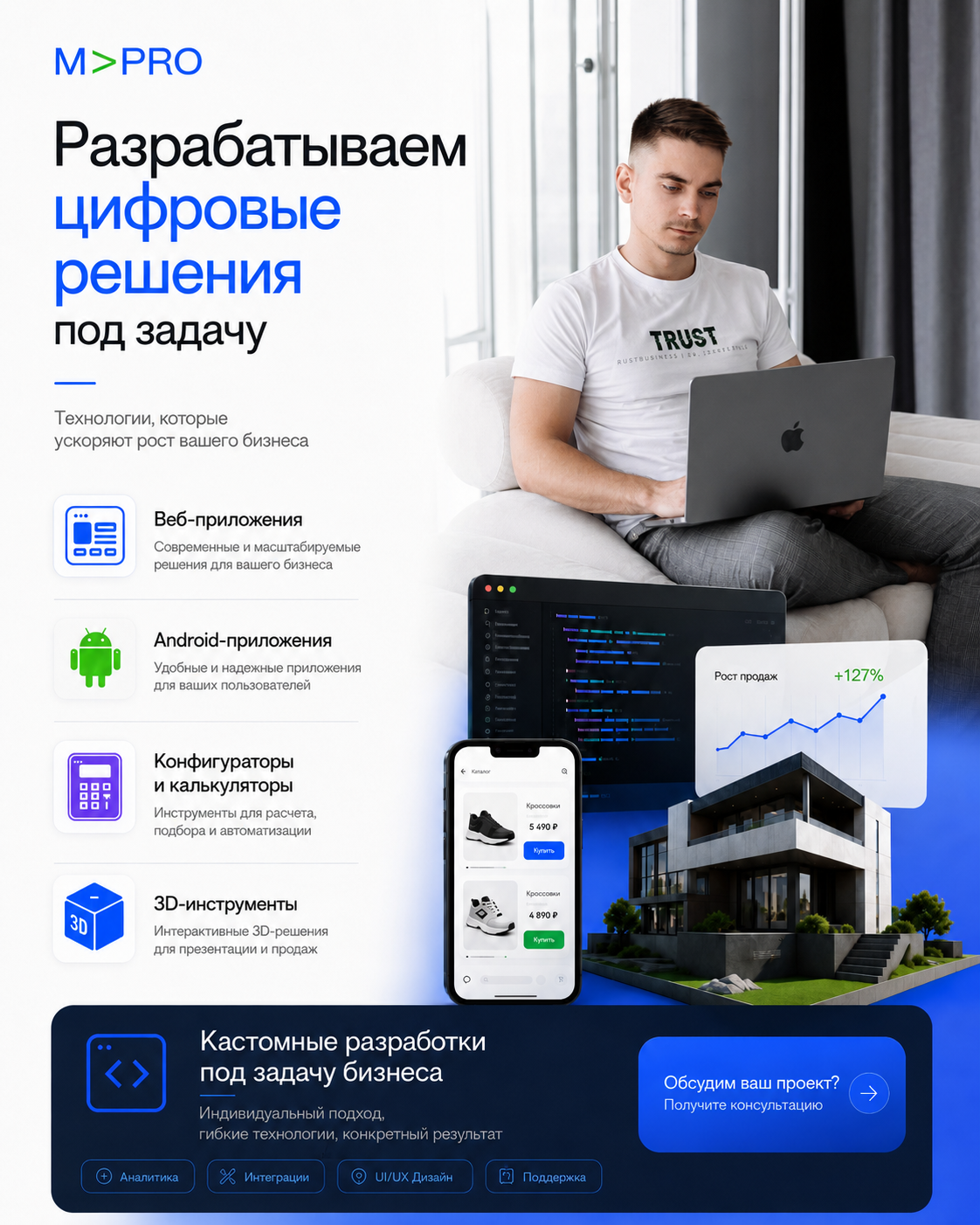 Калькуляторы, конфигураторы и цифровые инструменты для бизнеса M>PRO