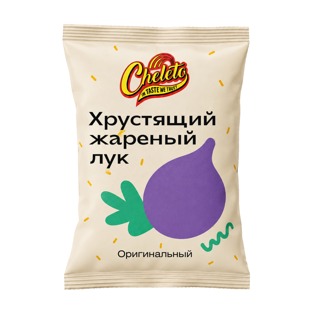 Хрустящий жареный лук — оригинальный — мини-пакет
