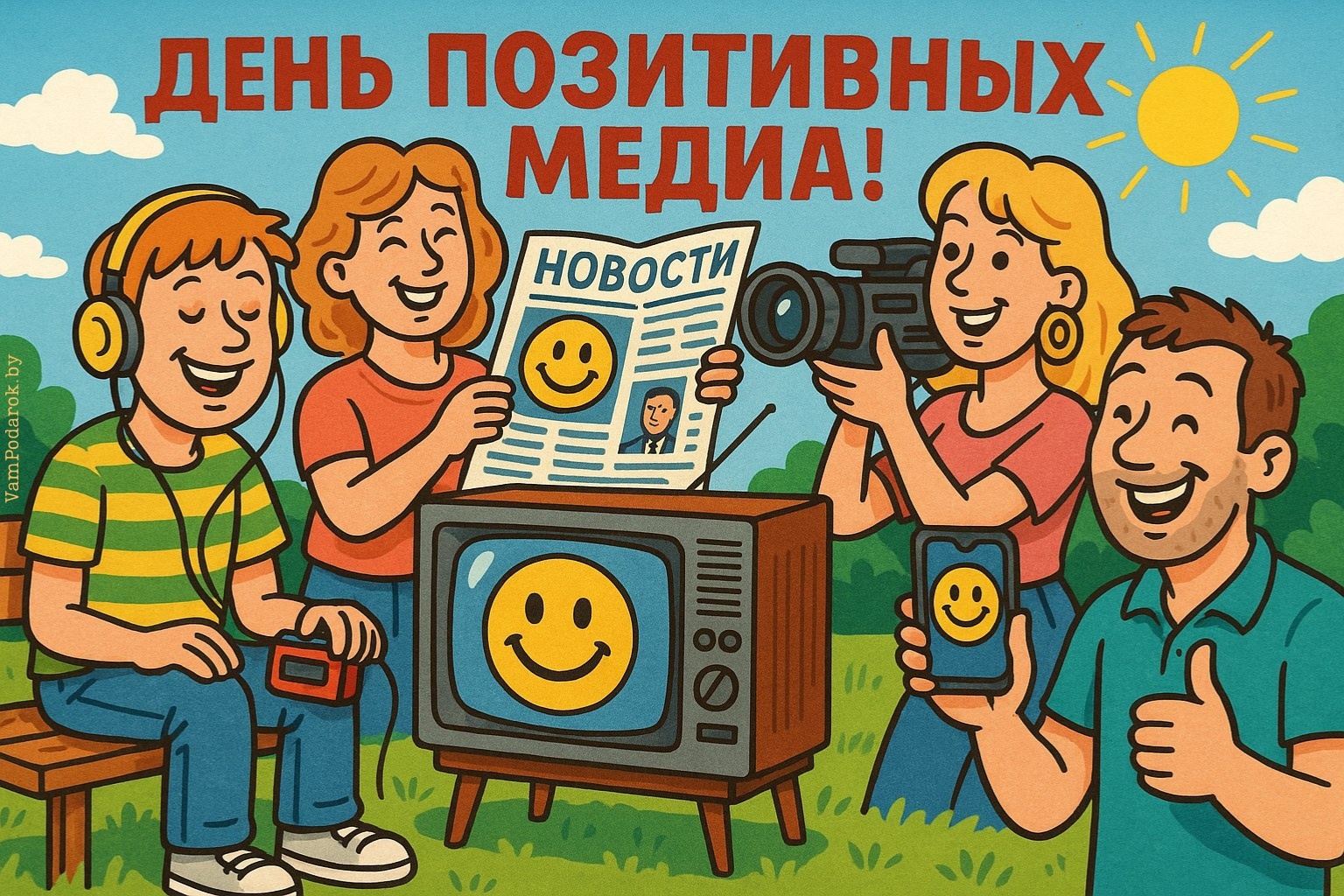 День позитивных медиа – иллюстрация