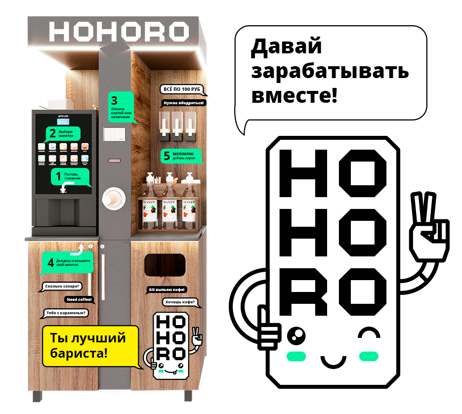 Кофейня самообслуживания отзывы. Кофейный аппарат hohoro. Кофейня самообслуживания hohoro. Хохоро кофе. Кофе автомат самообслуживания hohoro.