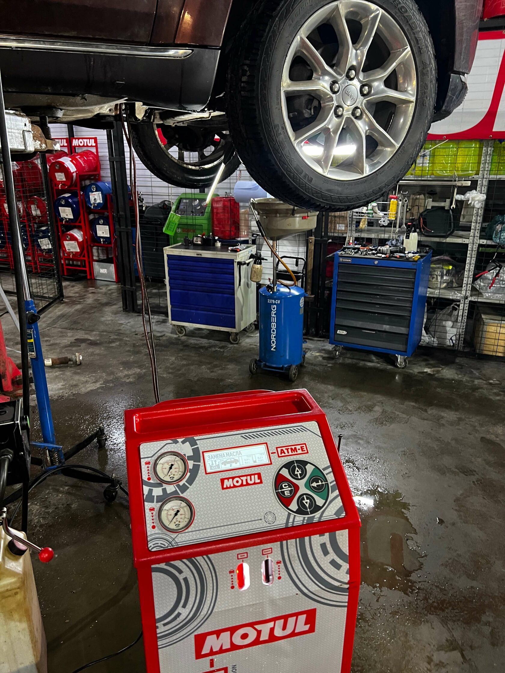 Заправка АКПП новым маслом Shell