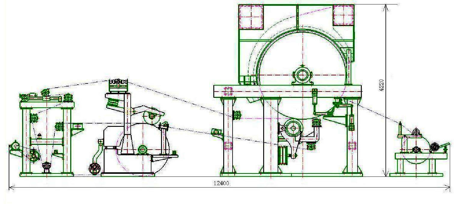 Бумагоделательная машина чертеж