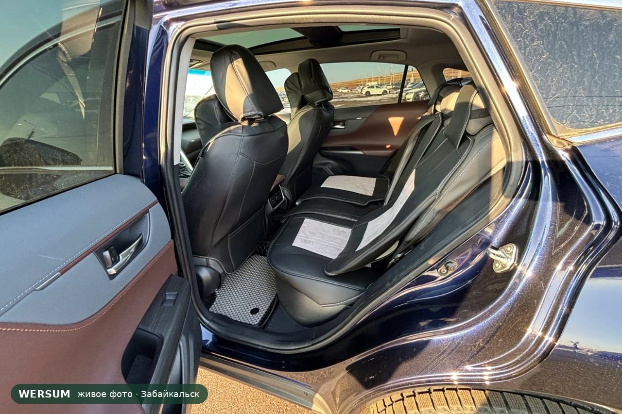 Toyota Harrier, салон, задний ряд
