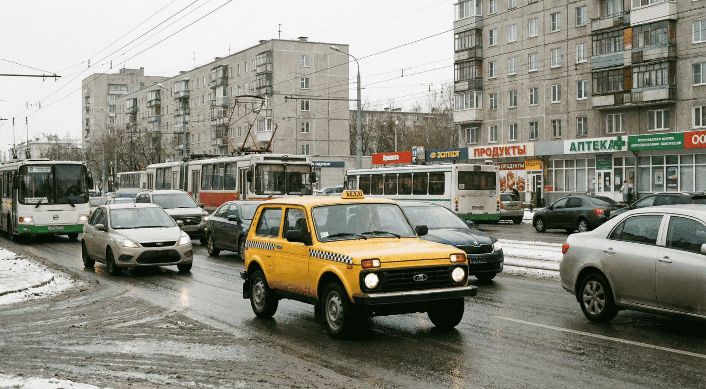 Локализация такси