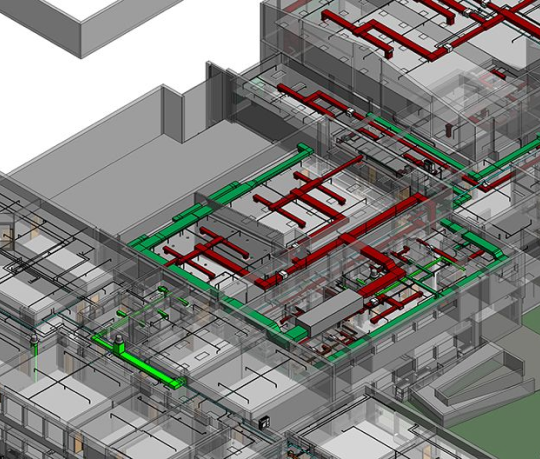 3D BIM modeling & BIM coordination services