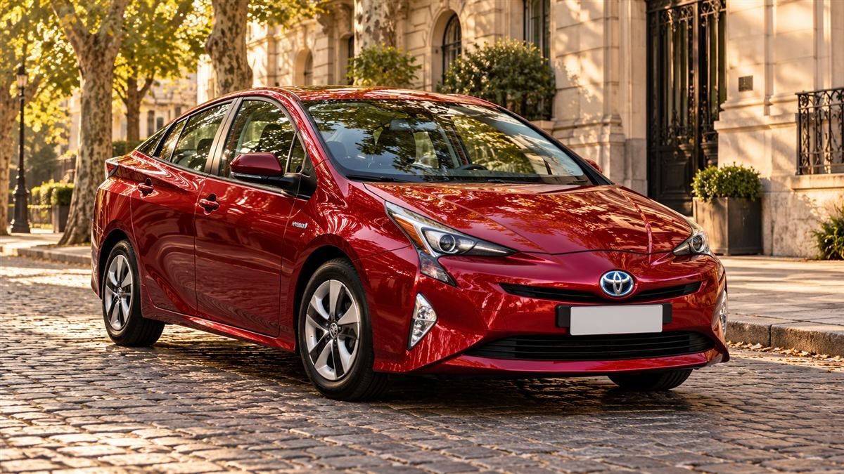 Toyota Prius 1.8 CVT · rojo — 1