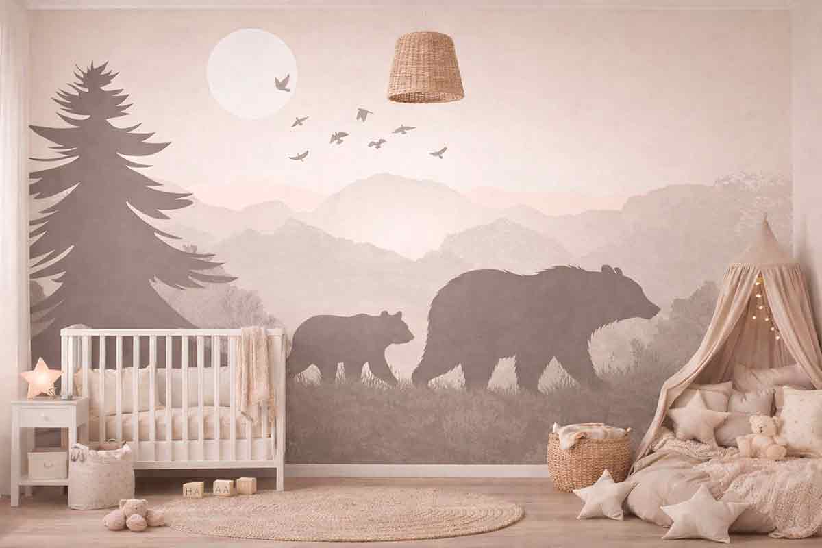 фотообои лесная тропа в детскую