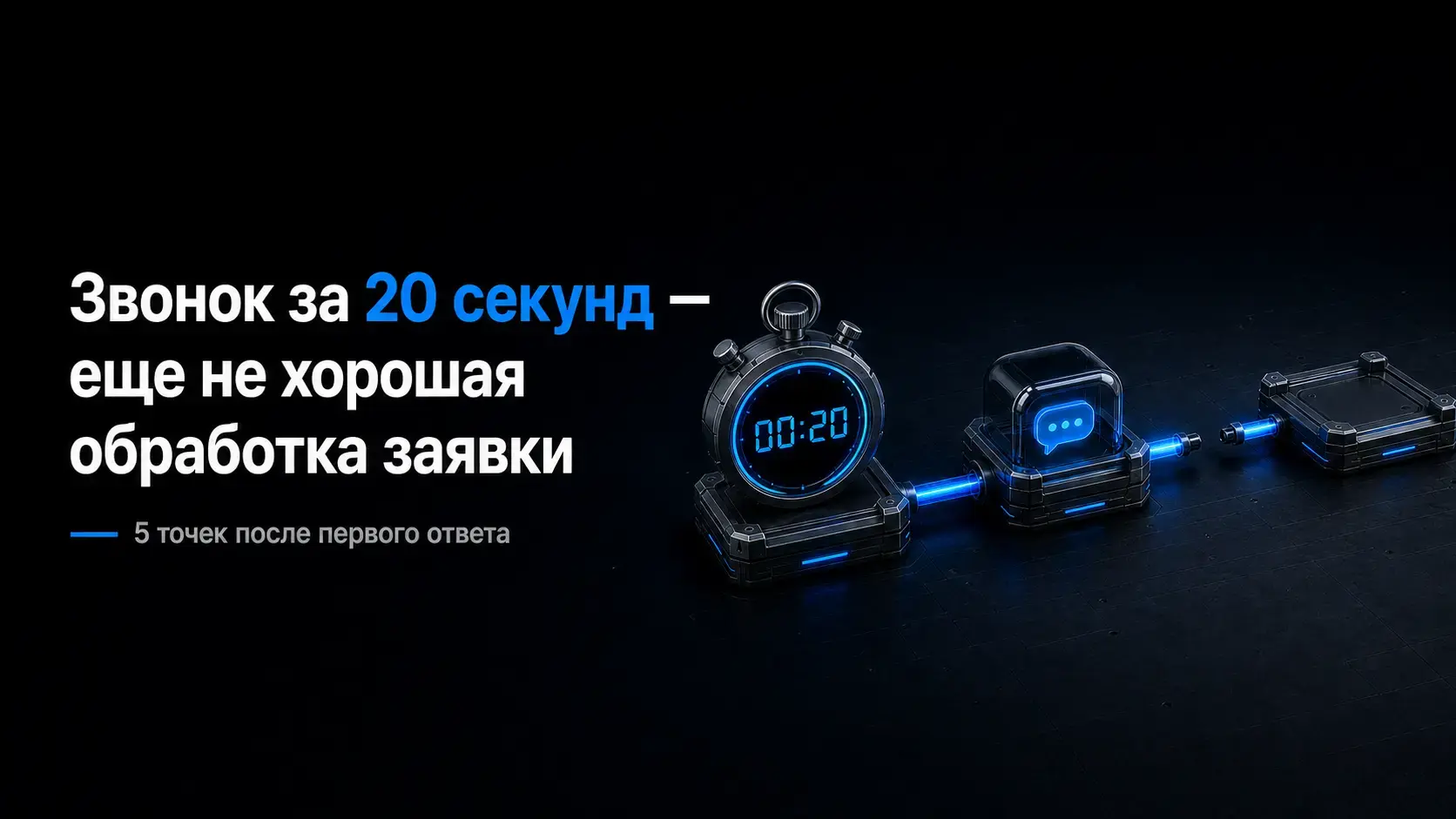 Обложка статьи о пяти точках проверки обработки заявок в стоматологии