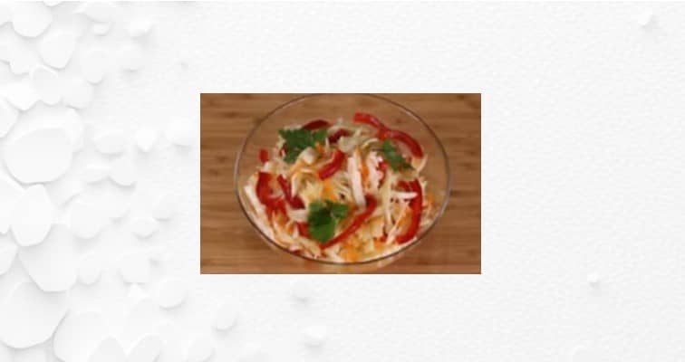 Приготовление маринованной капусты с болгарским перцем и морковью: шаг 8