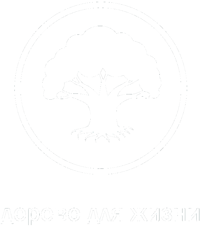 Логотип «Дерево для жизни» — дерево в круге