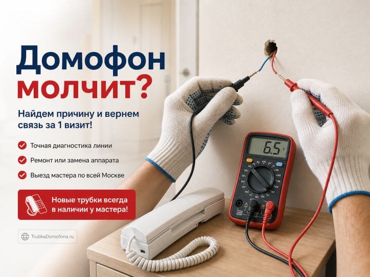 Не идет вызов на трубку домофона: главные причины и способы их устранения