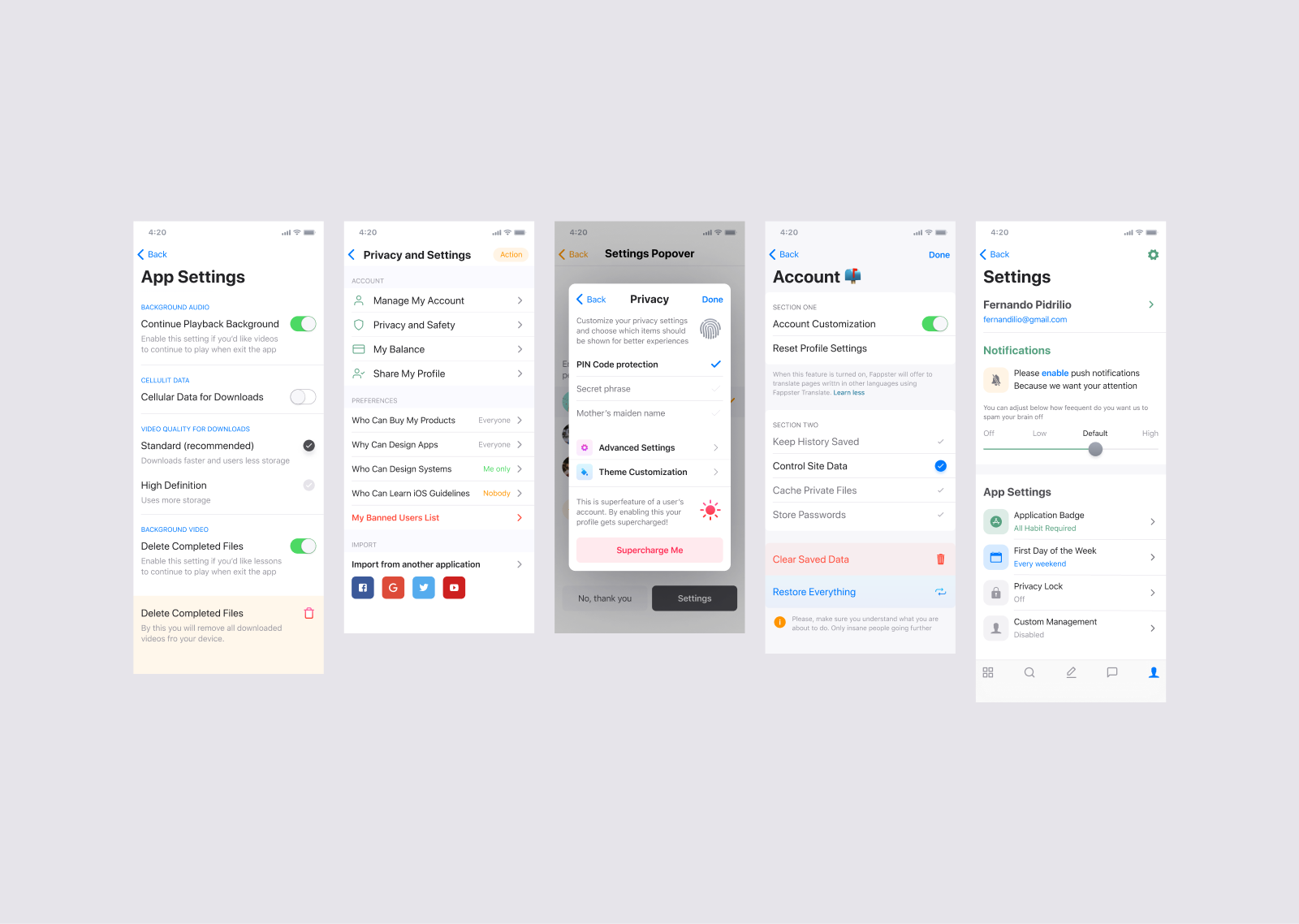 App setting. Интерфейс приложения figma. Design app settings. IOS app Design. Settings UI IOS.